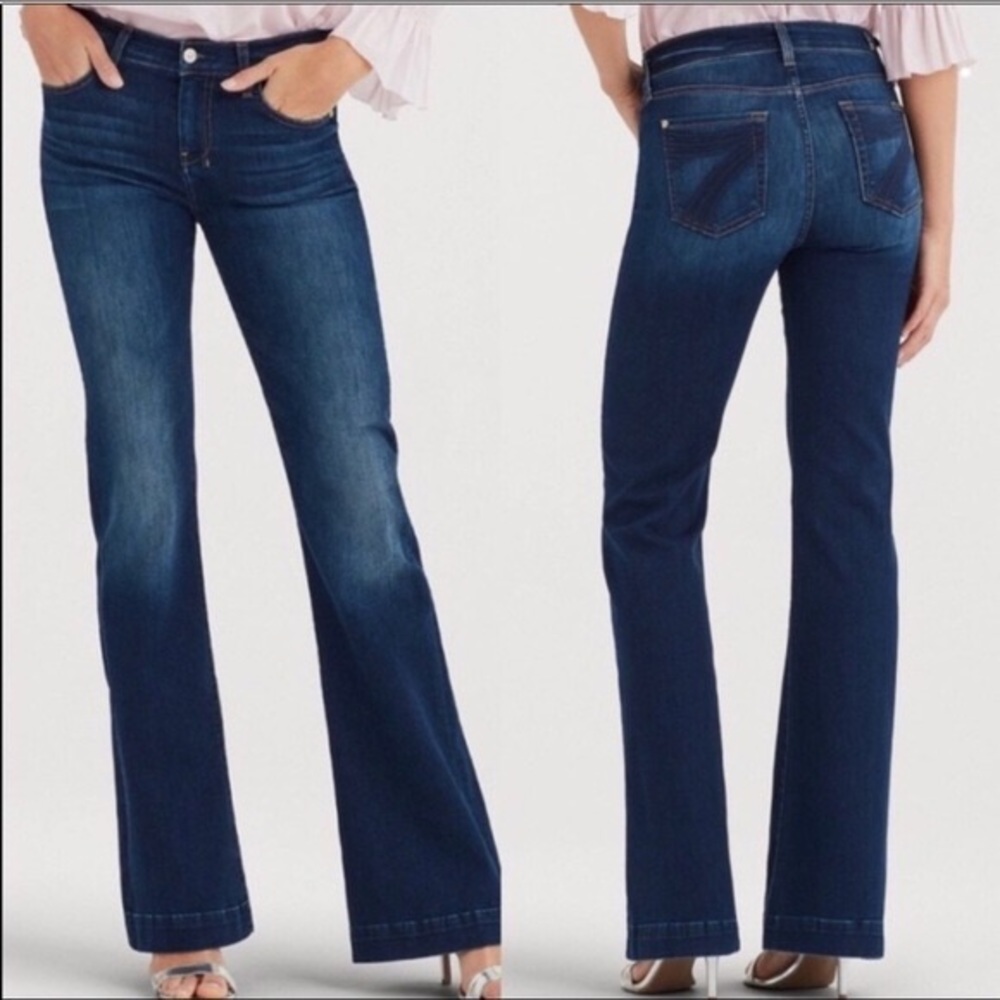 7 For All Mankind Dojo Jeans Blue